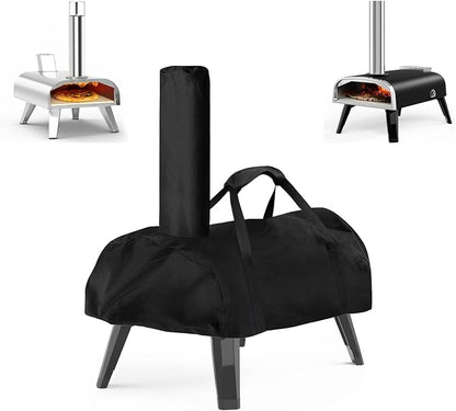 Pizza Oven Cover for Big Horn for Aidpiza 12" Wood Pellet Pizza Oven | Heavy Duty Outdoor Gas Pizza Grill Cover Accessories Waterproof Portable Carry Big Horn Pizza Ovens Cover