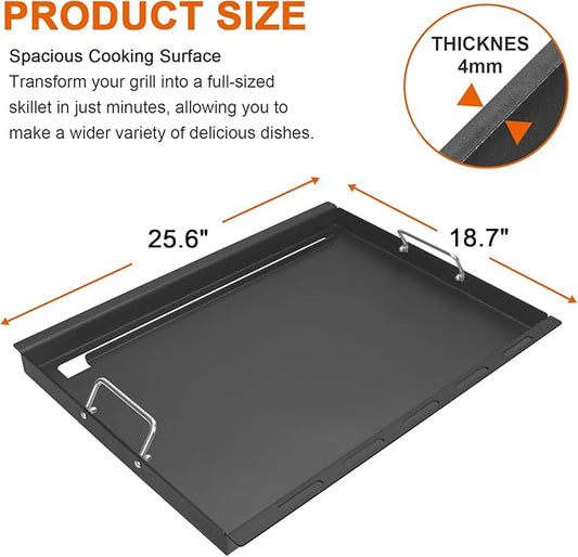 6788 Full-Size Griddle for Weber Genesis II 300 Series Grills E-310 E-315 E-325s E-330 E-335 S-310 S-335 LX S/E-340, Flat Top Griddle for Weber Genesis 2022 Series