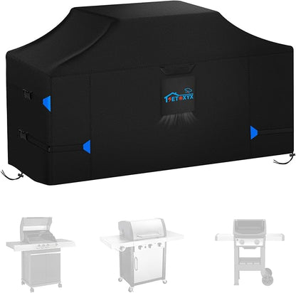 78 Inch Extra Large Grill Cover, 420D Large Island Grill Cover for Outdoor Grill Outdoor, Waterproof & Dustproof Grill BBQ Covers