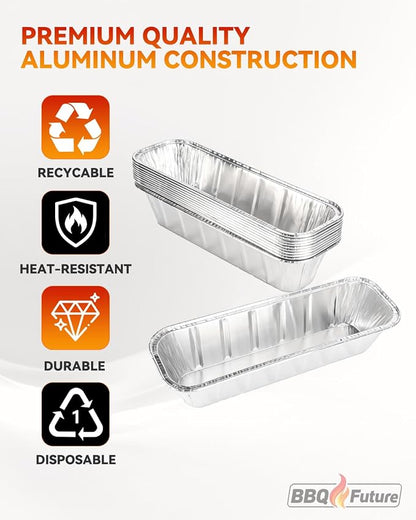 Grease Cup Liners for Blackstone 8001 22" Electric Griddle, Aluminum Foil Drip Pan for Blackstone E-Series 22&17 Inch 8001 8003 8000 8005 Grill Accessories Disposable Rear Grease Catcher Tray, 10-Pack