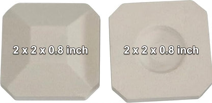 50-Pack Ceramic Briquettes 2 by 2" Replacement for Lynx L27, 2BR27FR, L30, Lynx, CS30 and Others