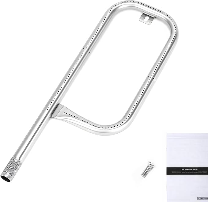 QuliMetal 304 Stainless Steel 60040 Grill Burner Tube for Weber Q1000, Q1200, Q100, Q120, Baby Q, 386001, 386002, 516002, 516001, 50060001, 51060001 Gas Grills, Replacement for 69957/41657, 17 Inch