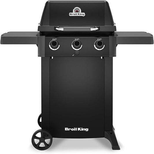 Broil King 814954 Gem 310 Shadow 3-Burner Propane Gas Grill in Black