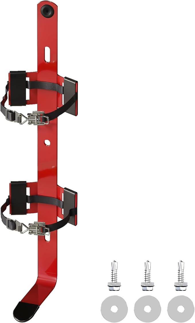 Truck-Grade Fire Extinguisher Mount Anti-Vibration Bracket for 10 lb Extinguishers Rugged, Secure Hold for Commercial Vehicles, Off-Road, RV & More