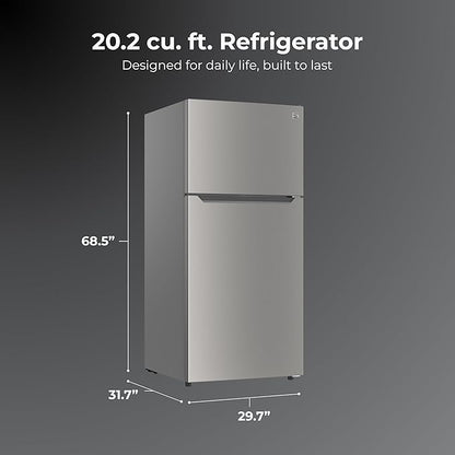 Kenmore 20.2 cu. ft. 30" Wide Top Mount Refrigerator - FPR Metallic Steel