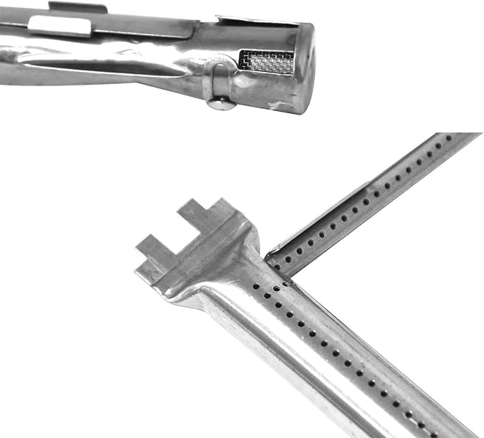 Hongso Spirit E310 Flavorizer Bars and Spirit E310 Burner Tube Set for Weber Spirit I & II 300 Series E310 S310 E320 S320 E330 S330 Grills With Front Control, 7636 Heat Plates 15.3 inch, 69787 Burners