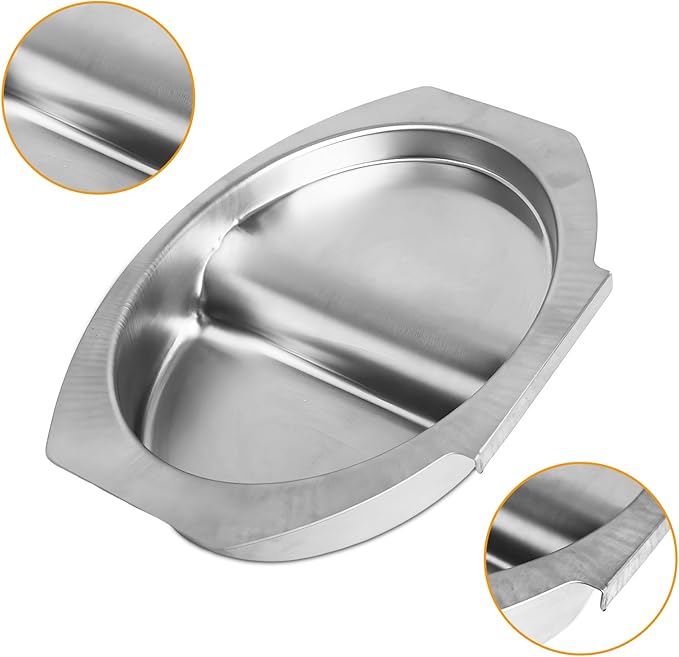 Small Water Bowl for Masterbuilt 30-inch Digital Electric Vertical BBQ Smoker Water Pan Replacement Part for Masterbuilt Original Model 9007170040