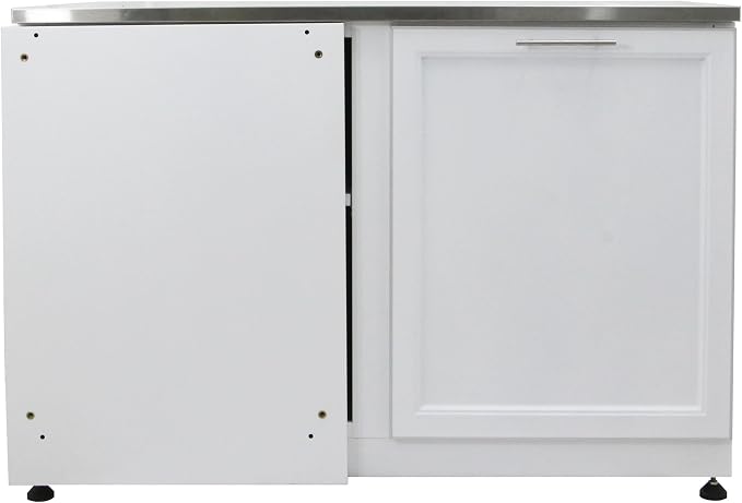 Blue Sky Outdoor Living White Shaker 3-Piece Outdoor Kitchen Combo Set 12 – Modular Weatherproof Storage Cabinets