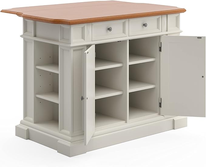 homestyles Americana Off-White Kitchen Island