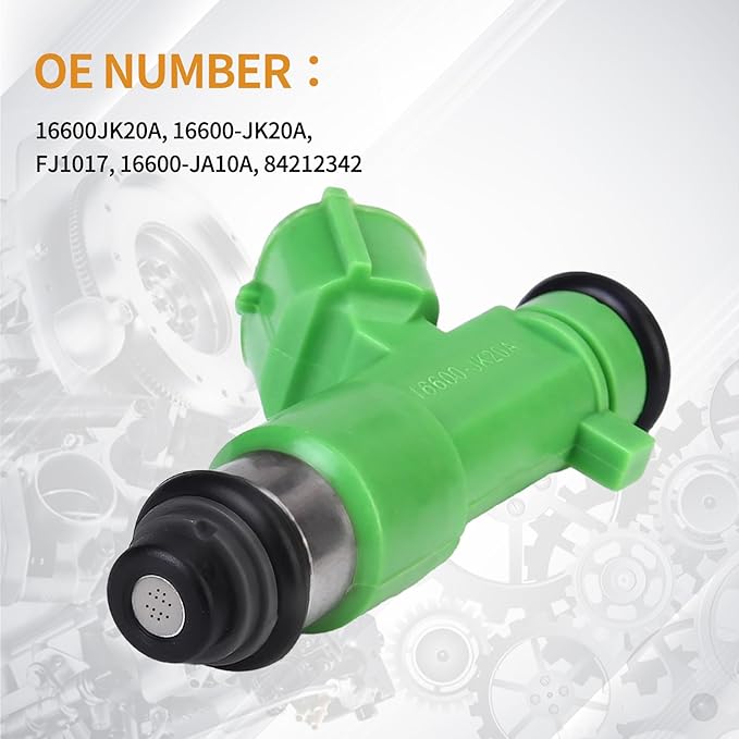 6PCS Fuel Injectors 12 Holes Compatible with Nissan 350Z Altima Murano Quest, for Infiniti EX35 FX35 G35 M35 M35H V6 3.5L Replace# 16600JK20A 16600-JK20A