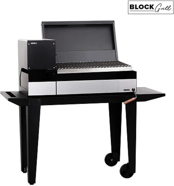 Block Arrayan 40 Inch Modular Freestanding Charcoal Grill | Barbecue Grill Perfect To Adapt To Spaces | Elegant Design, A+ Stainless Steel Front, Refractory Brick Base