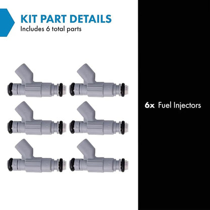 TRQ Fuel Injector Set | For 2004 Ford Explorer Explorer Sport Trac Mercury Mountaineer