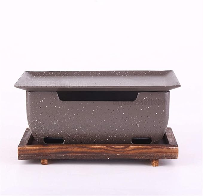 Portable Charcoal Grill for Camping BBQ, Outdoor Barbecue Grill Square Oven Non Stick Japanese Yakitori Grill Maifanshi Family BBQ Plate for 3-5 People,A-1