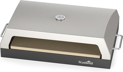 Stanbroil Pizza Oven Attachment for Camp Chef 16" Cooking System Stove | 2-Burner Stove Attachment, 19" x 15" Pizza Stone, Converts Camp Chef Stove into Outdoor Pizza Oven