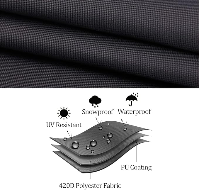 Outdoor Camp Oven Cover Waterproof Patio Cover for Camp Oven