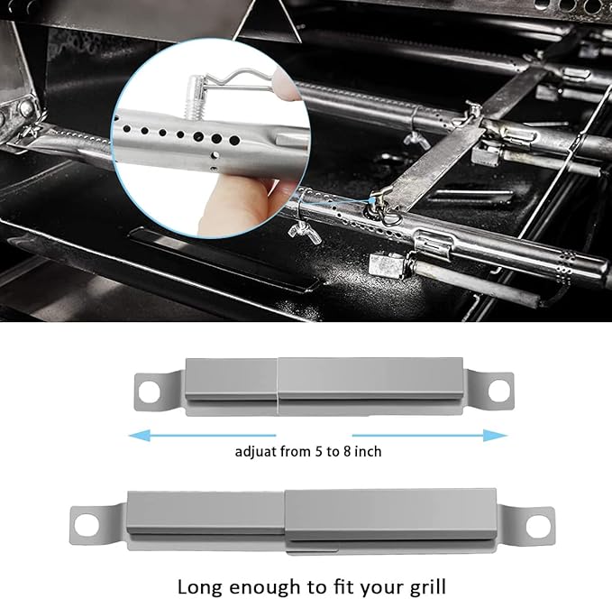 Grill Replacement Parts for Charbroil Performance 4 Burner 463342119, 463332718, 463347017, 463361017, 463673017, 463376018P2, G470-5200-W1 Burner G470-0004-W1A Heat Plate for 463342119, 463332718