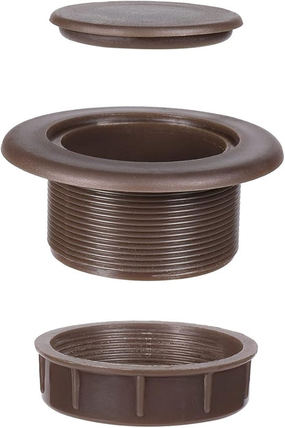 SUQ I OME Parasol Umbrella Hole Ring Plug and Cap Set, for Parasol Umbrella Table Hole Cover Insert