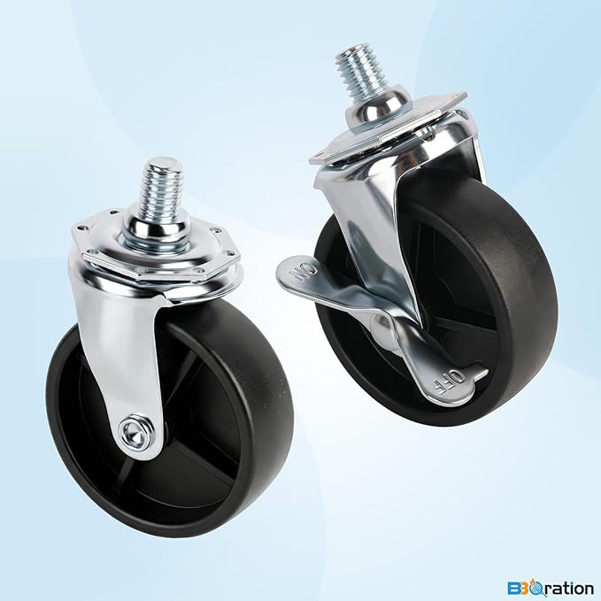 Grill Wheels for Charbroil Performance 463284022 463244819 463660021 463259023 Caster Wheels Caster Locking for Charbroil G350-0024-W2, G515-0082-W1 Grill Wheel for Charbroil Grill Wheels