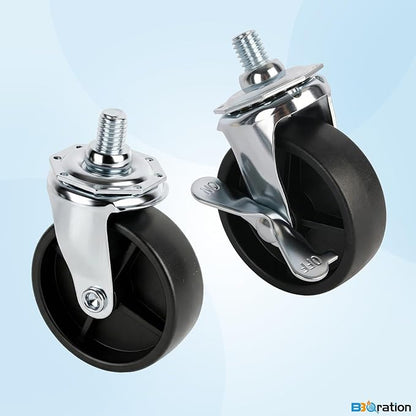 Grill Wheels for Charbroil Performance 463284022 463244819 463660021 463259023 Caster Wheels Caster Locking for Charbroil G350-0024-W2, G515-0082-W1 Grill Wheel for Charbroil Grill Wheels