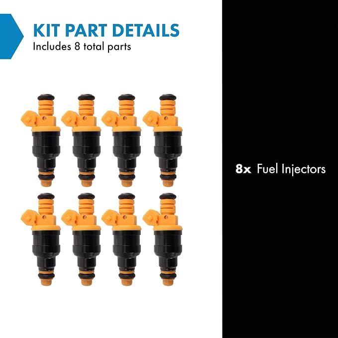 TRQ Fuel Injector Set | For 1985-1999 Ford 1990-1992 Lincoln 1986-1993 Mercury
