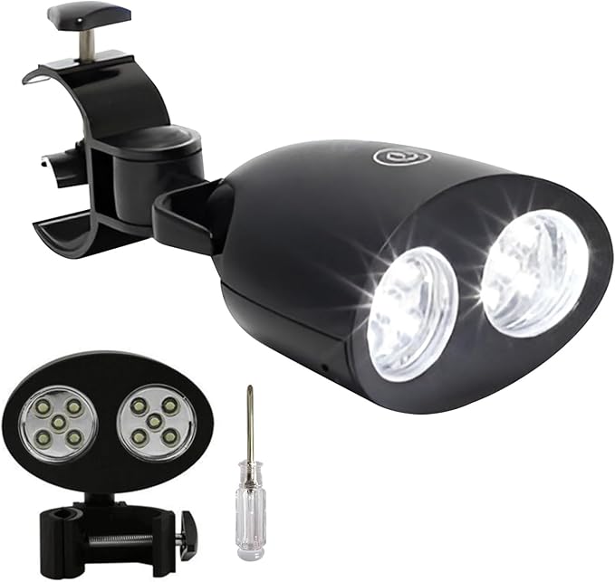 Grill Light,360 Degree Rotation Barbecue Clip Lamp | Grill LED Lights - for Camping Outdoor Cooking Work Mechanic Automotive Shop Truck ATV Fireplace