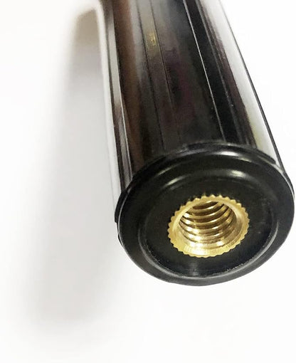 Premium Insulated Grill Rotisserie Spit Rod Handle with Ring, Compatible with Blaze Bull and Many Grill Brands, Fits: 1/2 Inch(12mm) Hexagon & Round Spit Rod