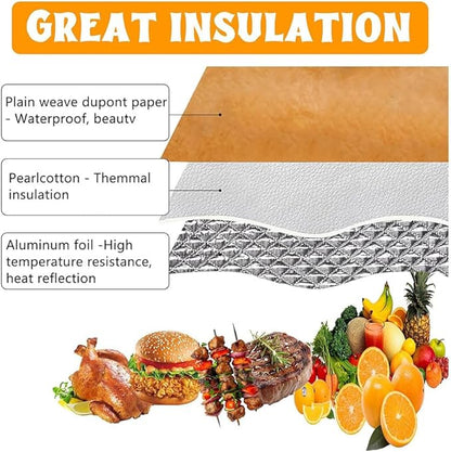 NiceGo BBQ Meat Blanket, Insulated Brisket Resting Bag for Turkey, Pork Shoulder & Beef, 15x21x7 Inch, 5-Layer Insulation, Washable Oxford Cloth (Bag)