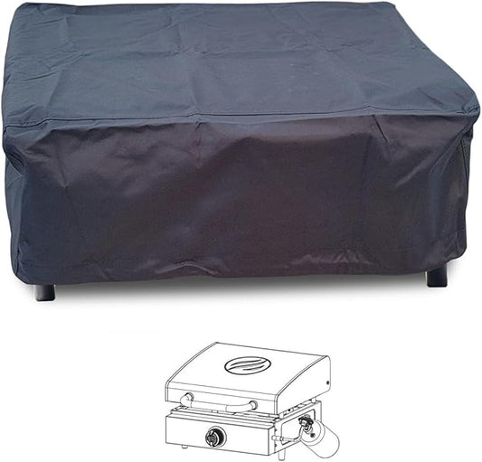 ZJYWSCH Cover for Blackstone 17 inch Tabletop Griddle with Hood 1814 1900 Outdoor Waterproof Black Stone 17" Table Top Griddle Cover 1933 2143 2273 2339 600D Heavy Duty