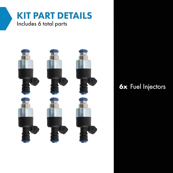 TRQ Fuel Injector Set | For 1996-2000 Buick LeSabre 1998-2000 Park Avenue 1995-1999 Chevrolet Camaro 1996-1999 Oldsmobile 88 LSS