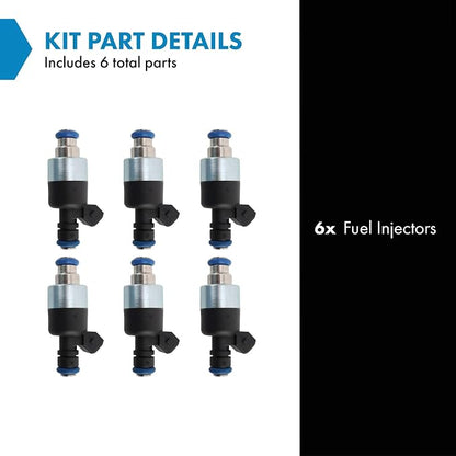 TRQ Fuel Injector Set | For 1996-2000 Buick LeSabre 1998-2000 Park Avenue 1995-1999 Chevrolet Camaro 1996-1999 Oldsmobile 88 LSS
