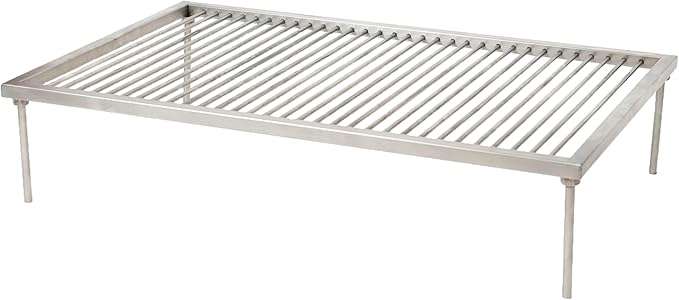Argentina Stainless steel & Iron grill asado parrilla BBQ 80x50cm / 31.5x19.6in (Medium)