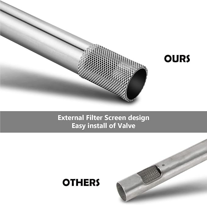 41862 Grill Burner for Weber Q200, Q220, Q2000 Q2200, 396000, 396001, 396002, 566002, 53060001, 304 Stainless Steel 20.5 Inches Grill Burner Tube Pipe Kit Replacement for Weber 69956/60041