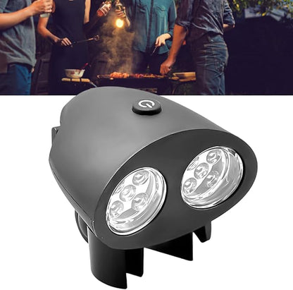 Portable Outdoor Grills Lights with Shockproof ABS PC Construction 180 Adjustable Head for Enhances Illuminations High Temperatures Grills Lights