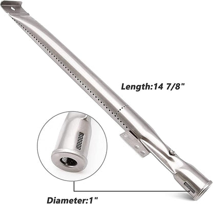 Grill Replacement Parts for Nexgrill 4 Burner 720-0830H, Nexgrill 720-0888, 720-0888N, Stainless Steel Grill Burner Tubes and Heat Shield Tent Plates Replacement Kit for Home Depot Nexgrill 720-0830H.