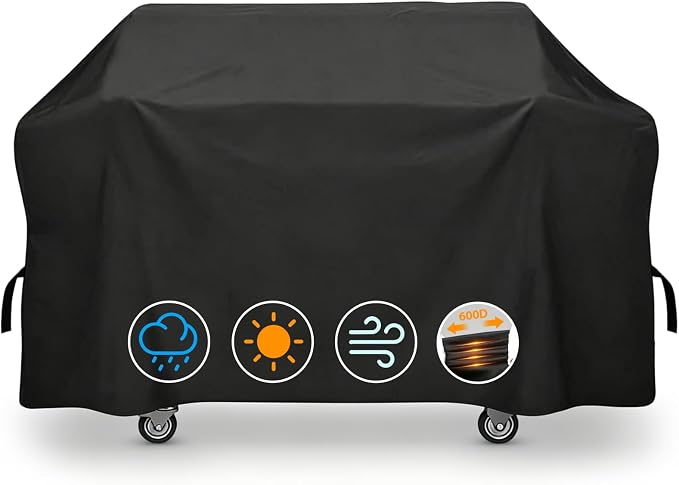 Grill Cover for Blackstone 30" Culinary Omnivore & 28" ProSeries | 600D Heavy Duty Waterproof Grill Cover,Fits Models 1901 1934 2092 1855 1886 1785 1962, Tear & Fade Resistant