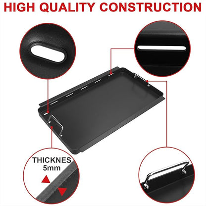 Full-Size Griddle Inserts for Charbroil Commercial Infrared 3 Burner 463242516 463242515 466242515 466242615 463367516 466242516 463342620, Flat Top Griddle Replacement for G466-0025-W1A G466-2400-W1