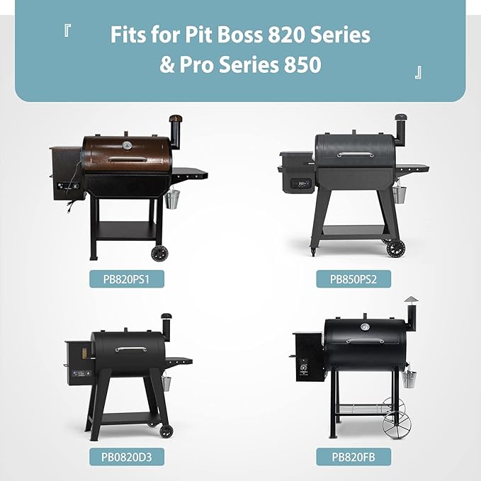 SHINESTAR Upgraded Smoker Grill Cover for Pit Boss 820/850, Wood Pellet Grills Cover for Pit Boss Pro 820/850 Series, Sportsman/Deluxe 820 Series, Waterproof & Heavy Duty, 600D