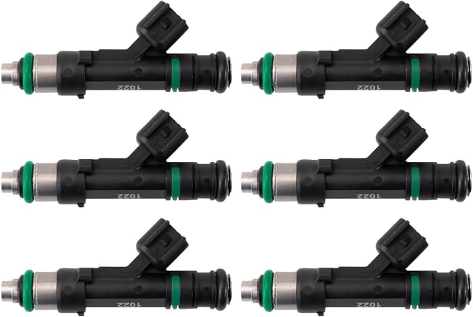 TRQ Fuel Injector Set | For 2008-2010 Chrysler Town Country Dodge Grand Caravan 2007-2011 Jeep Wrangler 2009-2010 Volkswagen Routan