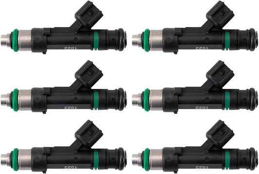 TRQ Fuel Injector Set | For 2008-2010 Chrysler Town Country Dodge Grand Caravan 2007-2011 Jeep Wrangler 2009-2010 Volkswagen Routan