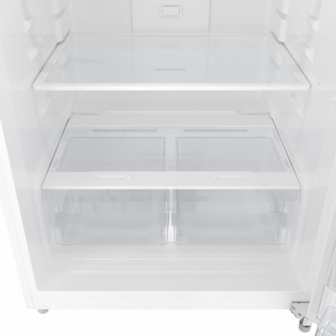 KoolMore 30 Inch 20 Cu Ft Top Freezer Refrigerator, White, Freestanding Full Size Fridge Freezer for Home Kitchen or Garage