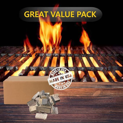 Old Potters Smoker Wood Chunks ~12 lbs for Grilling, Smoking, and Wood Fire Cooking~ 2 x 3 Inches, (Cherry, 790 Cu in.)
