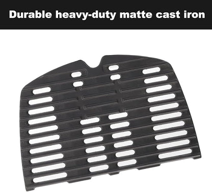 7644 Cooking Grates for Weber 516002,516001,50060001,51010001,51060001, for Baby Weber q Gas Grill Q100,Q1000,Q120,Q1200,Q1400,Cast Iron Grill Parts,2 Packs