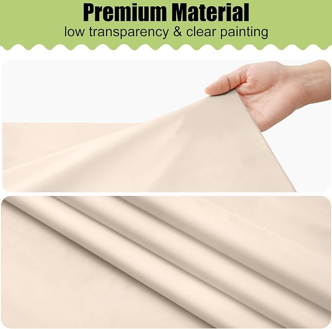 Smiry Disposable Table Cloth - 10 Pack, 54 x 108 Inch Waterproof Rectangle Tablecloths for Parties, Decorative Plastic Table Cover, Leakproof & Sturdy, Ivory