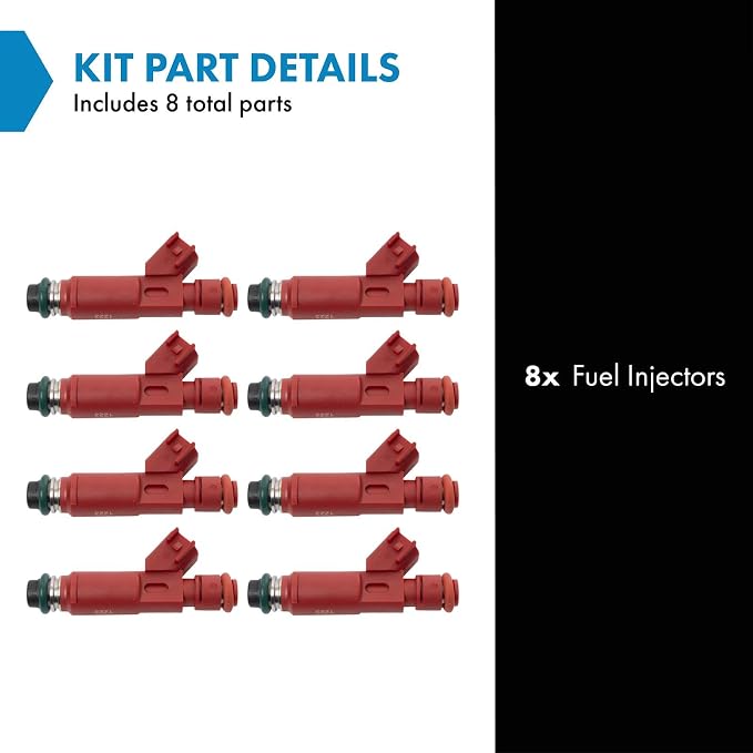TRQ Fuel Injector Set | For 2010 Ford F-150 2011 F-250 Super Duty F-350 Super Duty