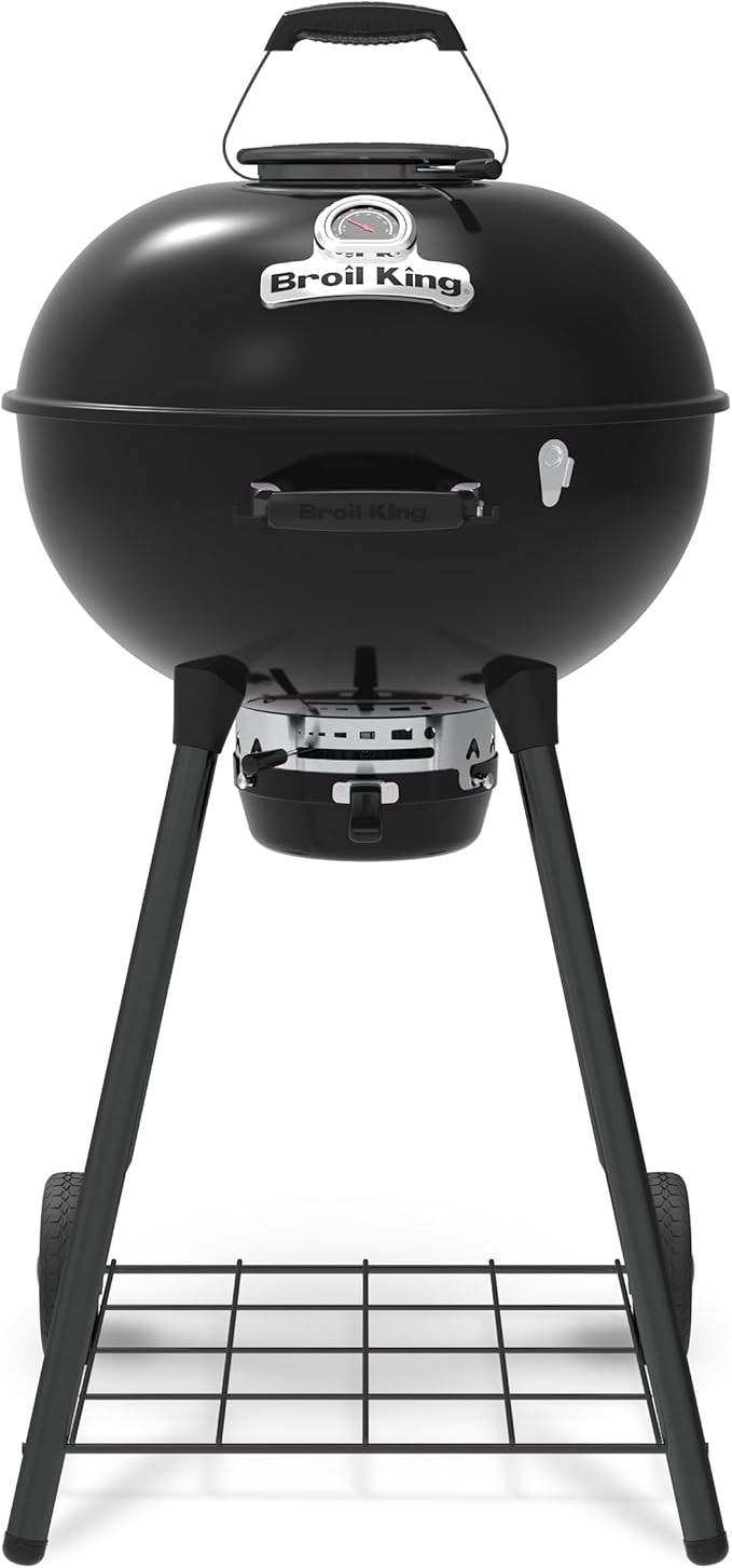 Broil King 401110B Kettle 22.5-IN Crown Charcoal Grill in Black