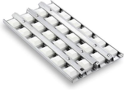 814554 S21759Y Ceramic Briquette Tray Replacement Parts for Wolf 36in Built in Grill Parts Twin Eagles Briquettes OG36 LP NG TEBQ36R-B TEBQ36G-B Briquette Tray Bricks with Heat Plates Rack