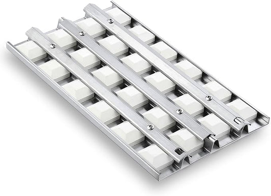 814554 S21759Y Ceramic Briquette Tray Replacement Parts for Wolf 36in Built in Grill Parts Twin Eagles Briquettes OG36 LP NG TEBQ36R-B TEBQ36G-B Briquette Tray Bricks with Heat Plates Rack