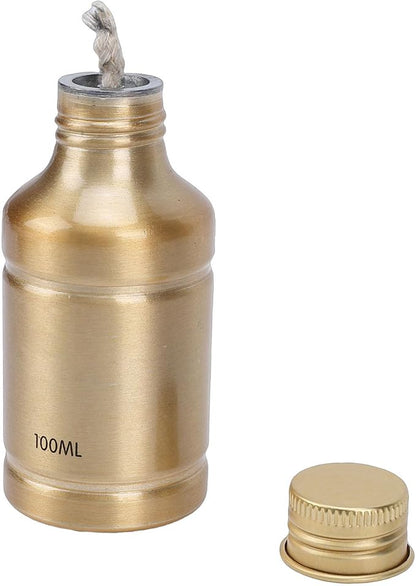 Portable Aluminum Alloy Alcohol Burner Lamp for Outdoor Activities 100ml Capacity