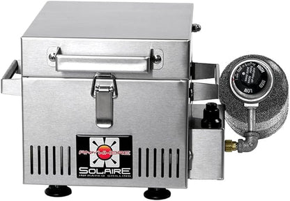 Solaire SOL-IR8A Anywhere Mini Personal Infrared Propane Gas Grill, Stainless Steel