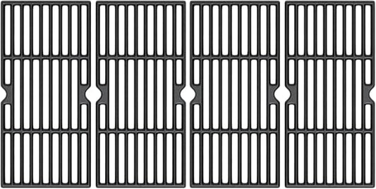 SafBbcue DGN576DNC-D Grill Parts for Dyna-Glo DGN486DNC DGN486SNC DGE486BNP Grill Grates for Char-Griller 2190 Grills, for Master Forge 403-01006-00 3218LT Brinkmann 810-9590-S Cast Iron Grate, 4 Pcs